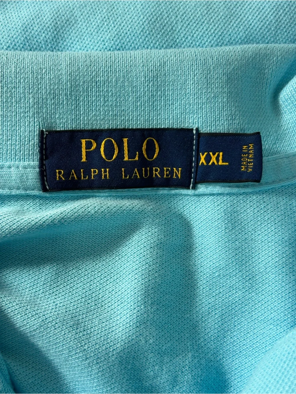 Polo Ralph Lauren Men’s XXL Classic Fit Mesh Polo Shirt Hamm Blue NWT